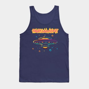 Parliament Funkadelic Retro Mothership UFO Rock Funk Throwback Tank Top